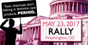 Rally for safe feminine care products in DC