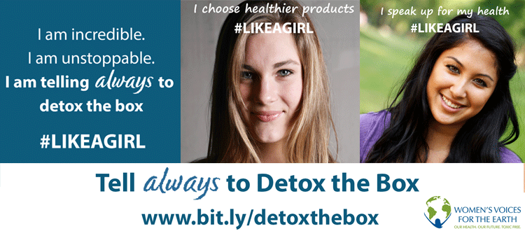 Telling always to detox the box #likeagirl