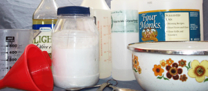 Ingredients for DIY non-toxic cleaning products