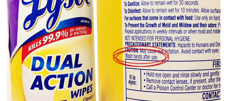 lysol disinfectant wipes