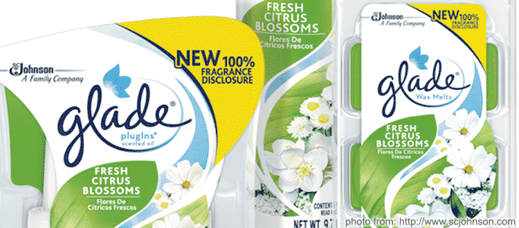 SCJ Glade Full Fragrance Disclosure