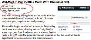 BPA in Washington Post