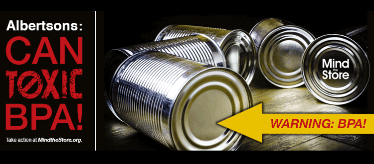 BPA in Albertson food cans
