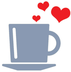 coffee with hearts