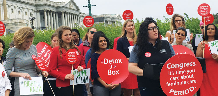 COLOR Amber Garcia speaks at rally in DC