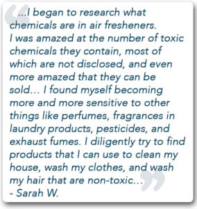 Toxic chemicals impacting woman's health