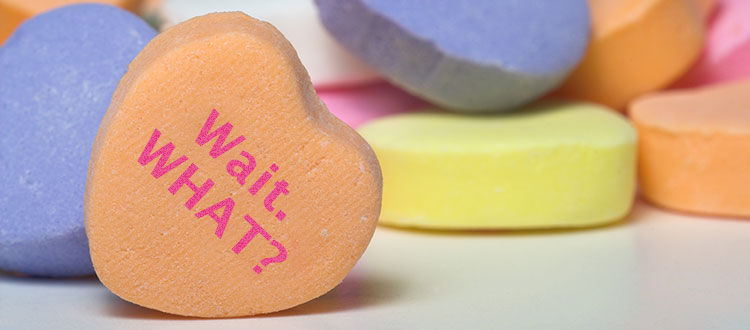 candy heart for valentine's day